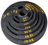 Набор олимпийских дисков 51 мм 255 LBS (115,68 кг)